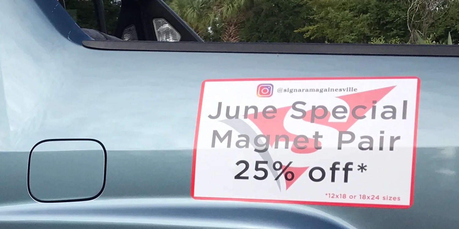 Magnetic Car Signs