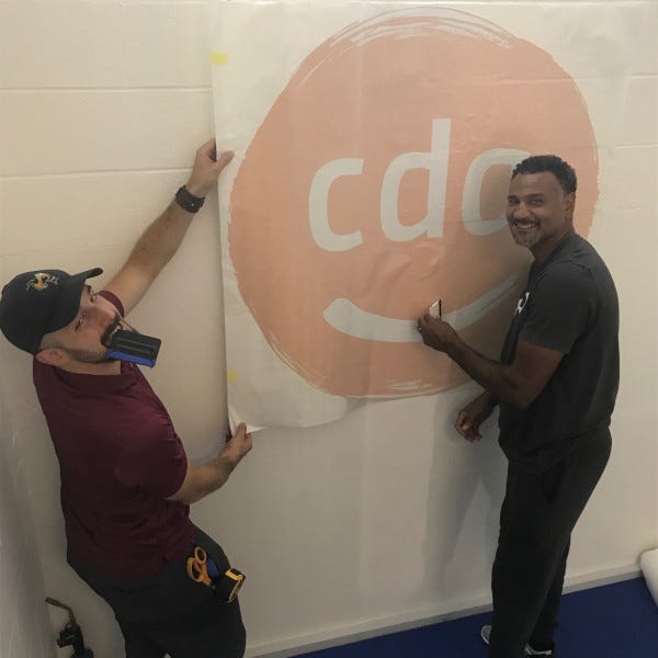 Wall Graphic Install (Roswell, GA)