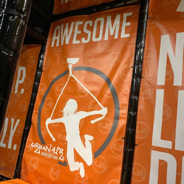 Indoor Vinyl Banner - Urban Air Willow Grove