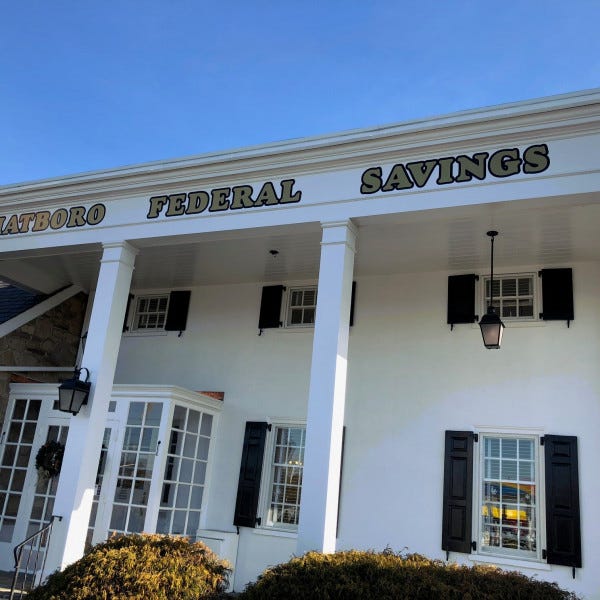 Exterior Vinyl Graphics - Hatboro Federal Savings
