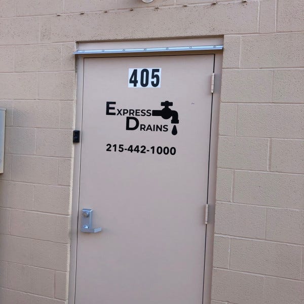 Exterior Vinyl Graphics - Express Drains