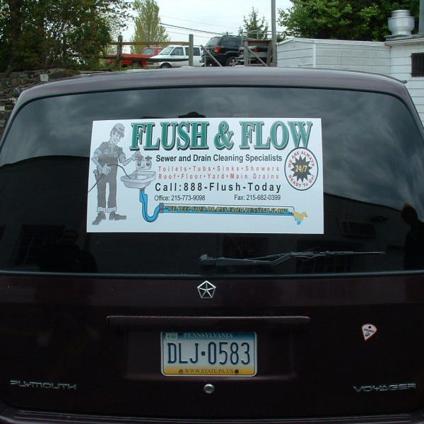 Magnetic Sign - Flush & Flow