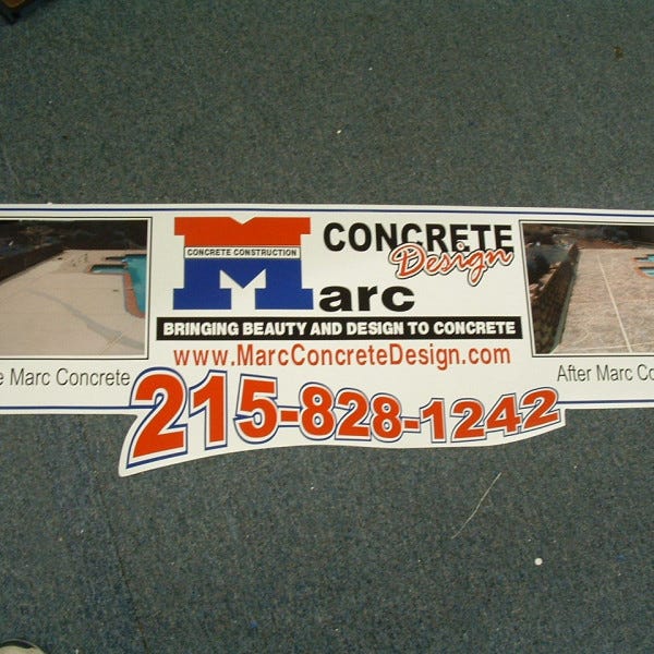 Magnetic Sign - Marc Concrete