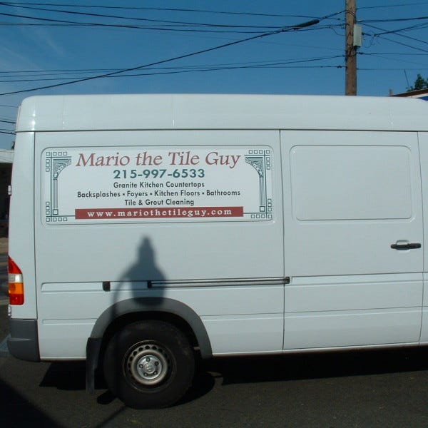 Magnetic Sign - Mario The Tile Guy