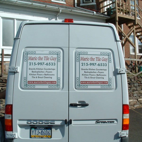 Magnetic Sign - Mario The Tile Guy