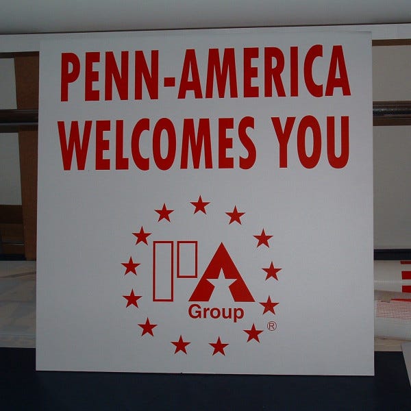 Foam Board Sign - Penn