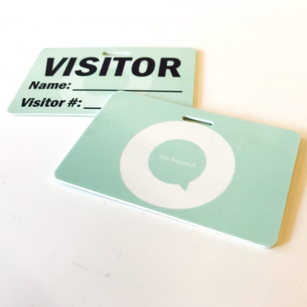 Name Badge - Beyond Hello