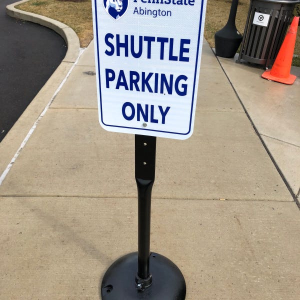 Lollipop Parking Sign - Penn State