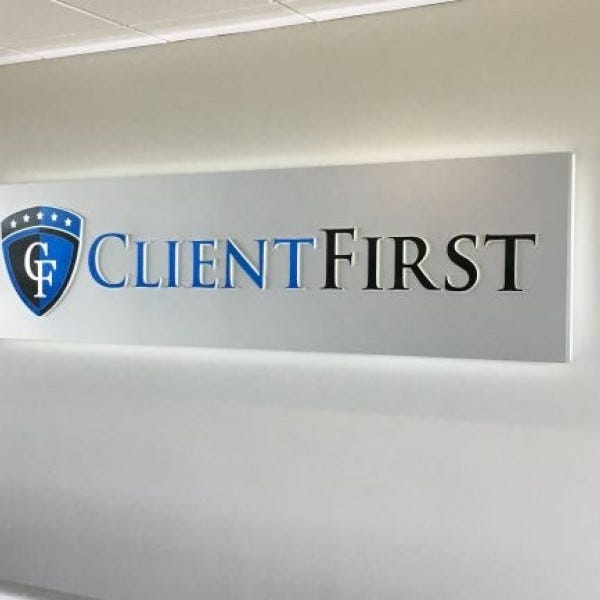 Front/Back/Edge Lit Signature Sign