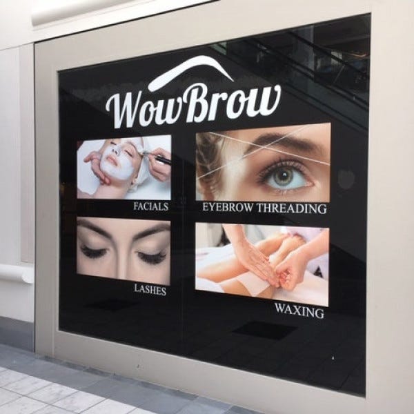 Window Graphics For The Green Hills Mall