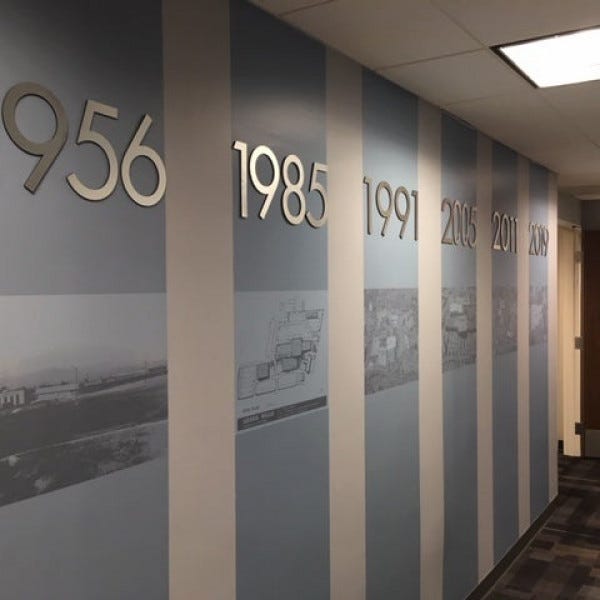 Office Wall In The Green Hills Mall
