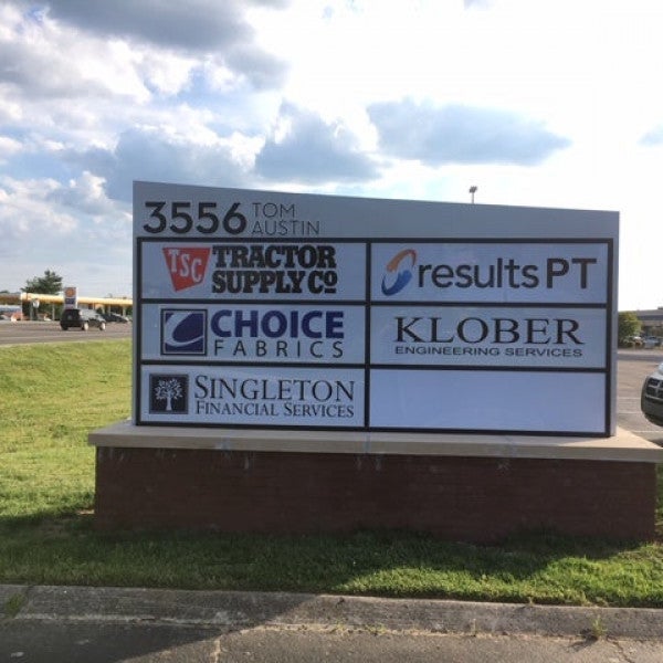 Business Pylon Signage