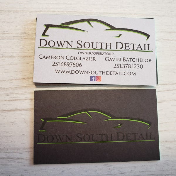 Edge Painted Business Cards