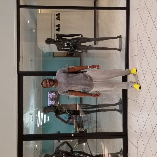 Acrylic Store Front Sign At Dress Code Chic - Houston, TX