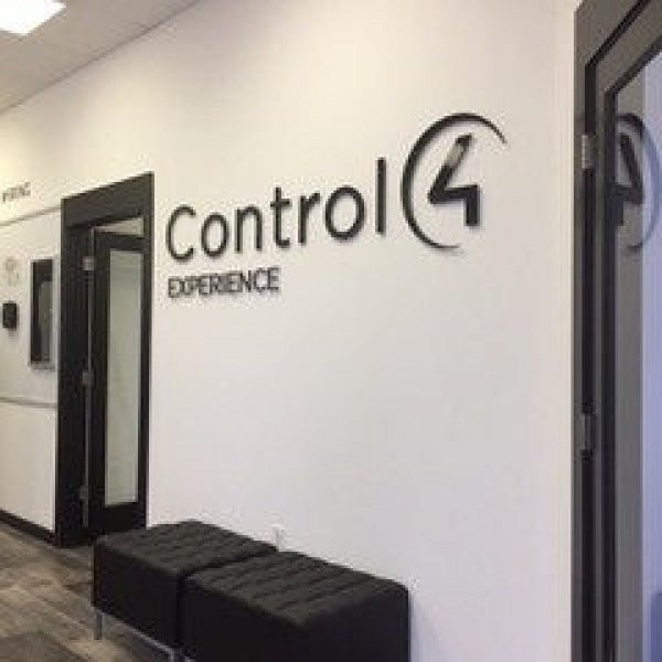 Acrylic Lobby Sign At RND Technology - Katy, TX