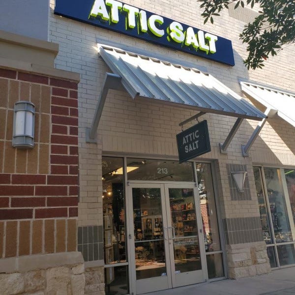 Reverse Channel Letters At Attic Salt - Cypress, TX