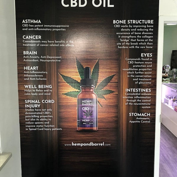 Hemp And Barrel Wall Graphic - Pineville, NC