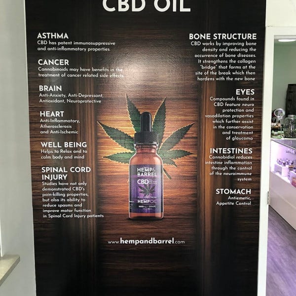 Hemp And Barrel Wall Graphic - Pineville, NC