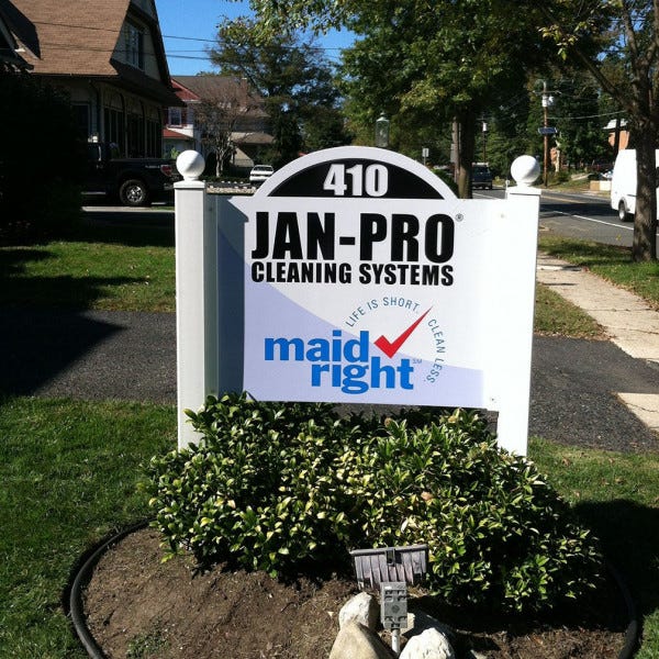 Post And Panel Sign Deptford NJ