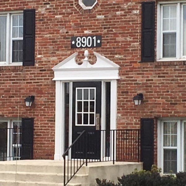 Address Plaque, Signarama Silver Spring, Vantage Management Colonial Village, VA