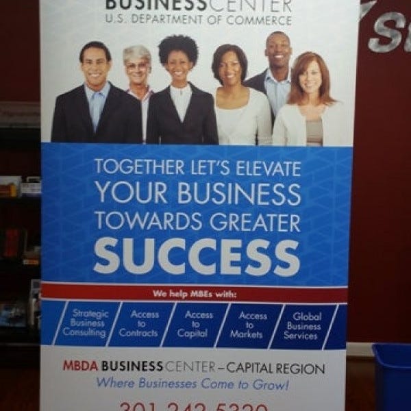 Banner Stands, Signarama Silver Spring, MBDA Capital Region