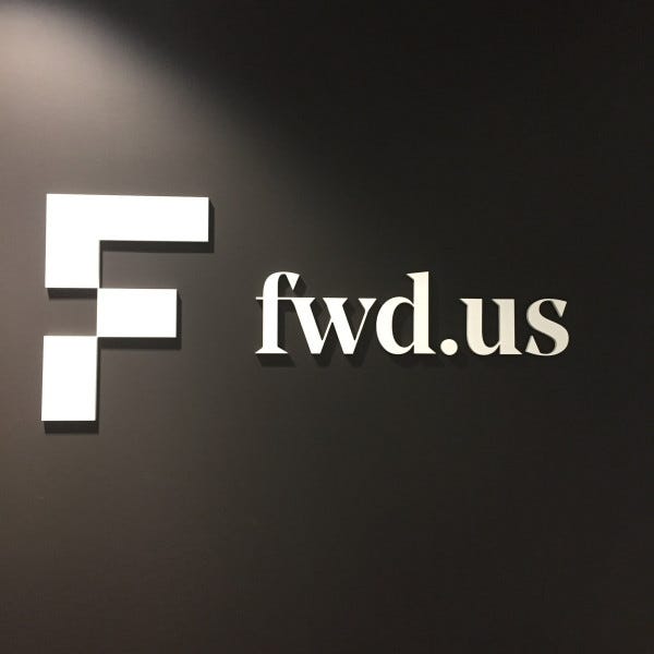 Dimensional Reception Sign, Signarama DC, fwd.us