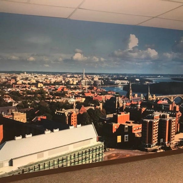 Wall Mural, Signarama DC, Georgetown University Dept. Of Governments