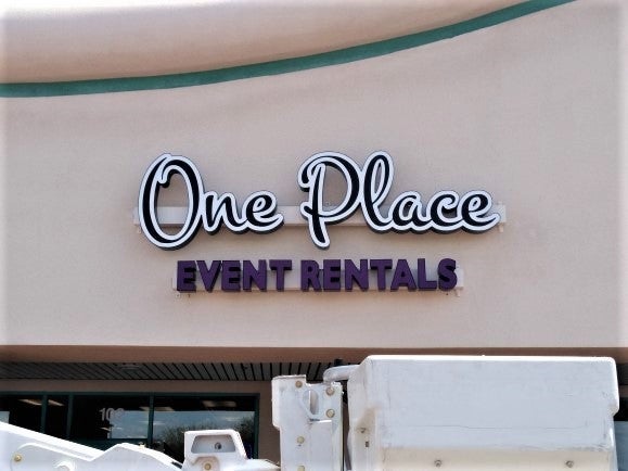 What is involved in the design of a channel letter sign.