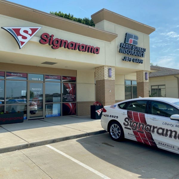 Signarama Liberty Storefront W Car Signs Near Me Kansas City