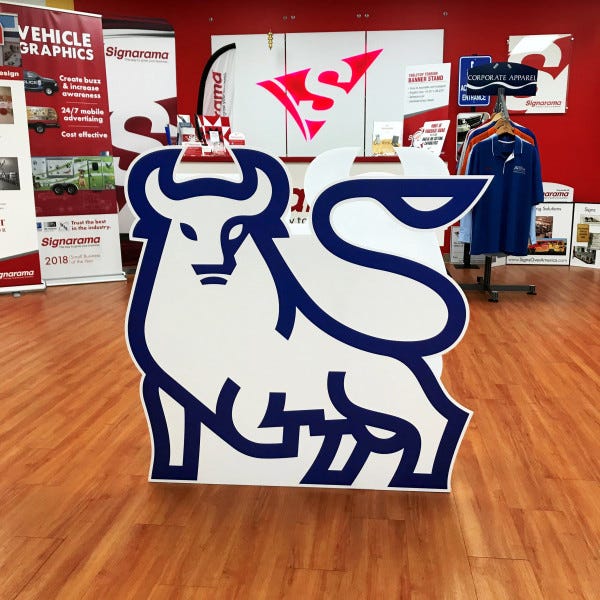 Coro Bull Standee