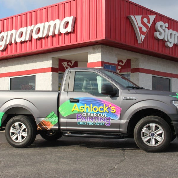 Ashlock Painting Vehicle Wrap