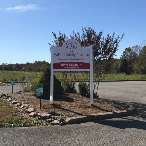 Wilson Family Practice Sign
