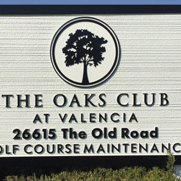 HDU Sign The Oaks