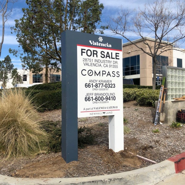 Valencia Real Estate Sign