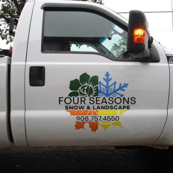 Four Seasons Truck Door Graphics