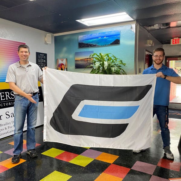 6ft Custom Flag