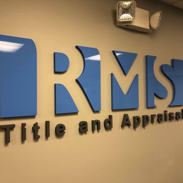 Dimensional Lettering- RMS