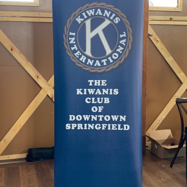 Kiwanas Pull Up Banner