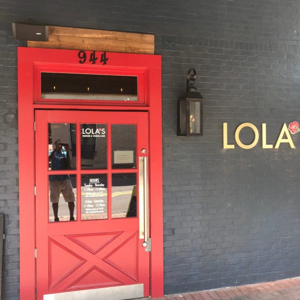 Custom dimensional wall letters for Lola’s restaurant in Roswell GA by Signarama Roswell