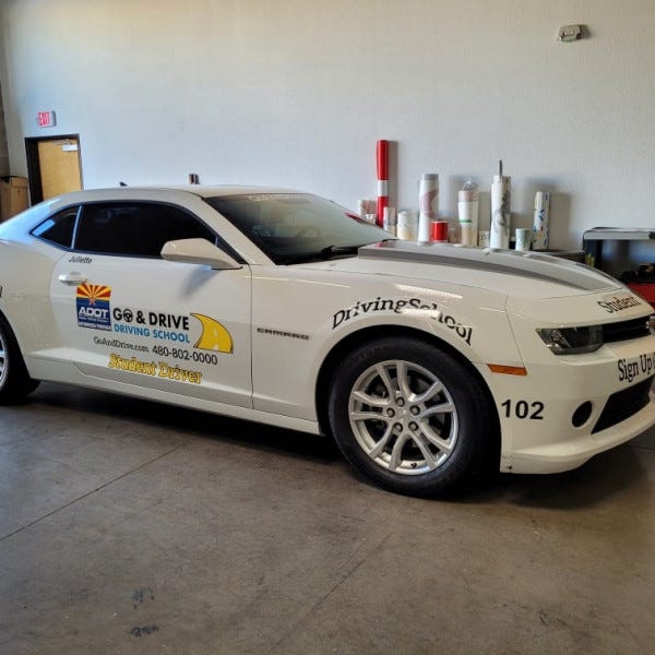 Vehicle Graphics- Go & Drive Driving School