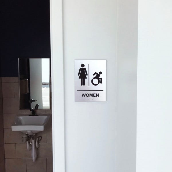 ADA Restroom Sign