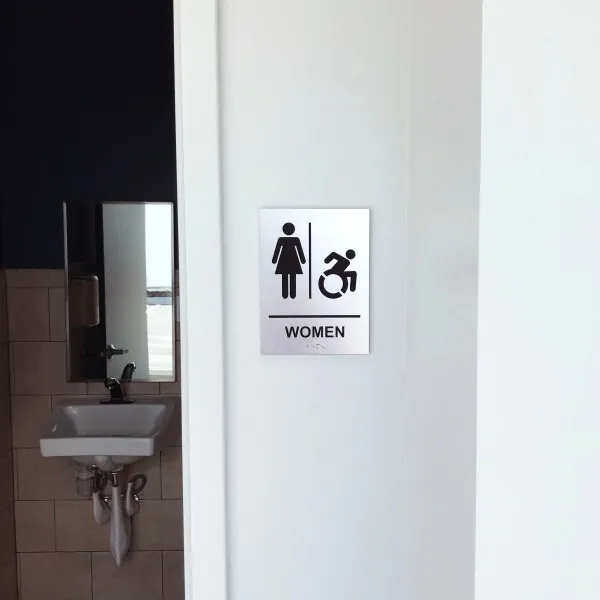 ADA Restroom Sign