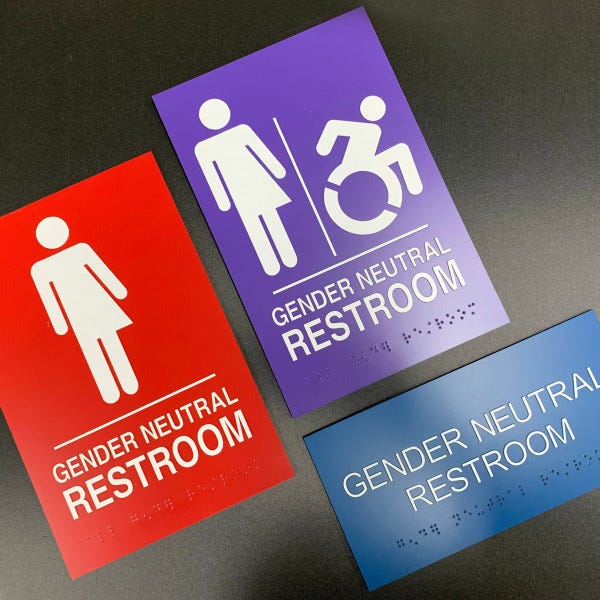 ADA Restroom Sign