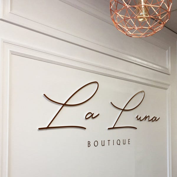 Architectural Pin Letters