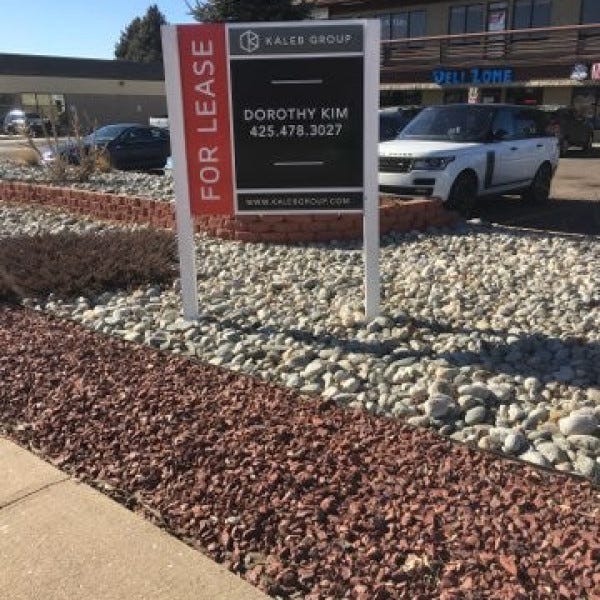 Post And Panel Real Estate Signage