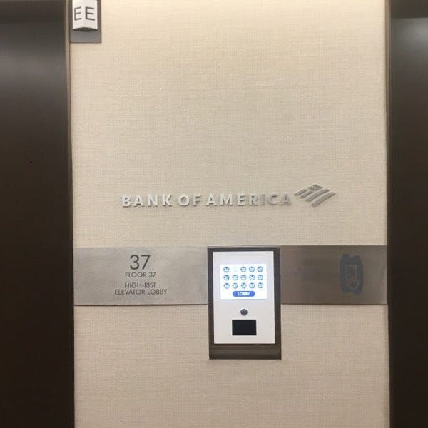 Brushed Aluminum Way Finding Signage