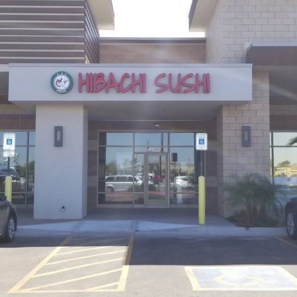 Building Sign-L & L Fresh Hibachi Sushi 