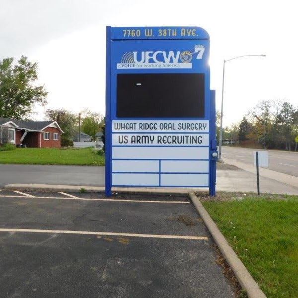 Monument Signage-UFCW