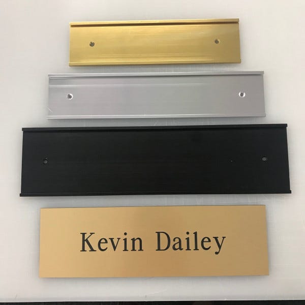 Engraved Plate Wall Holders