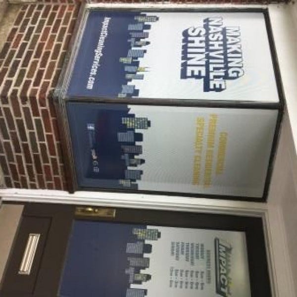 Making Nashville Shine Perforated Vinyl Window Graphics